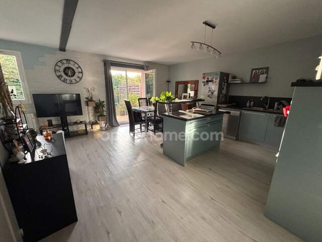   Maison 80 m² avec 2 chambres, bureau, garage et jardin – Saint-Michel – 150 000 € FAI — photo du bien