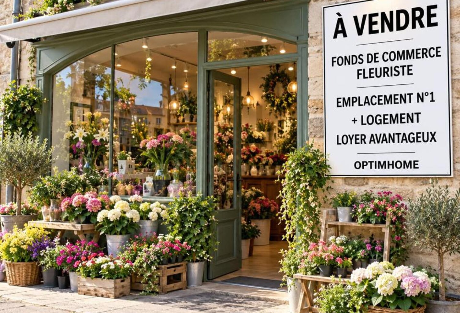 🌸 GUICHEN – Fonds de commerce de fleuriste — photo 1