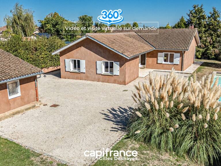 CRUZILLES-LÈS-MÉPILLAT (01290) – TOUT DE PLAIN-PIED – 3 CHAMBRES – PISCINE 12 × 4 – 78,6 M² DE DÉPENDANCES – TERRAIN 2 710 M² — photo 1