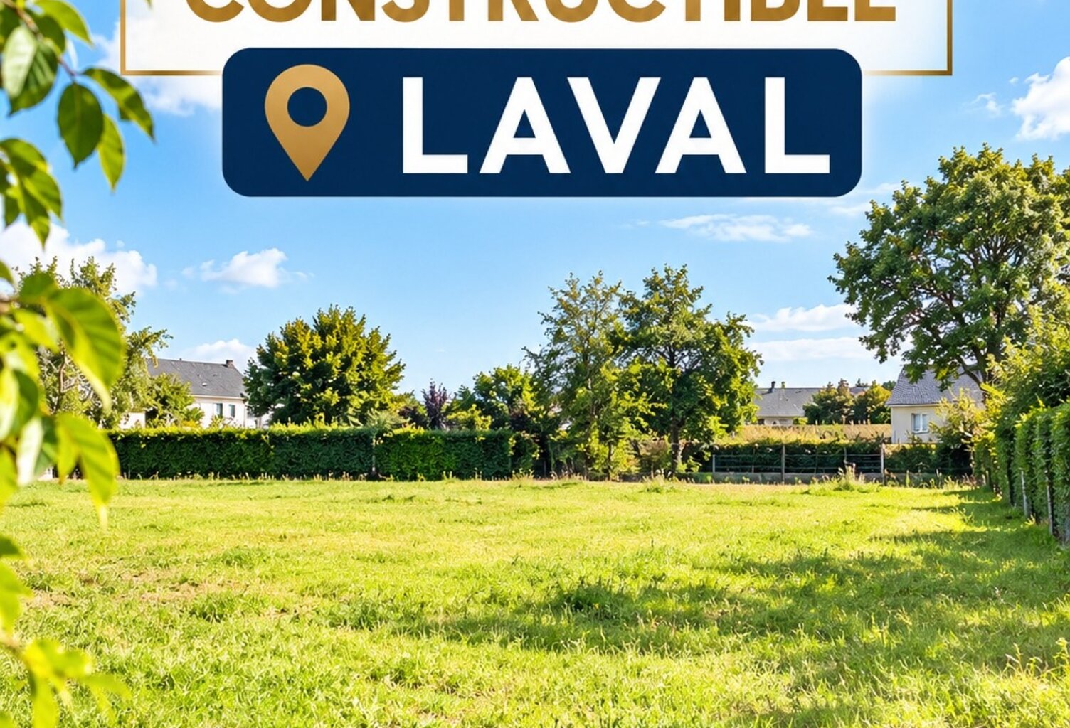 Terrain Constructible à vendre  LAVAL (53) — photo 1