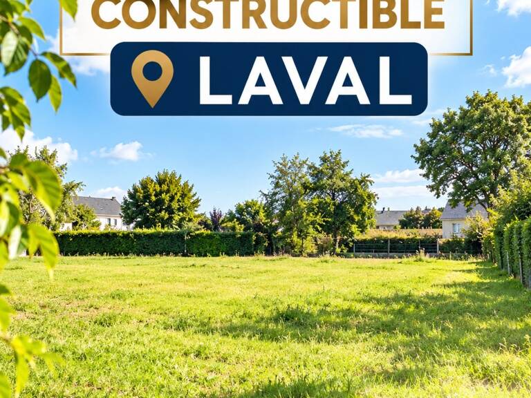 Terrain Constructible à vendre  LAVAL (53) — photo 1