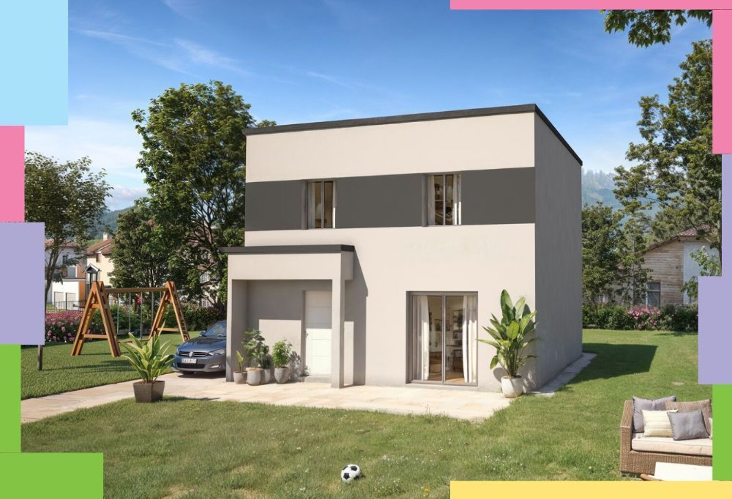 Projet de construction d'une maison 86 m² avec terrain à SALINS (77) — photo 1