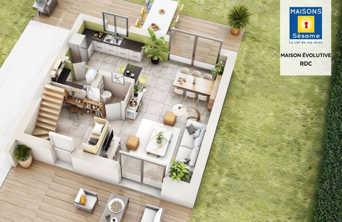 Projet de construction d'une maison 86 m² avec terrain à SALINS (77) — photo 2