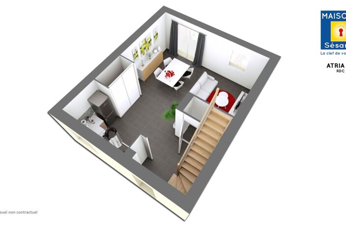 Projet de construction d'une maison 68 m² avec terrain à SALINS (77) — photo 2