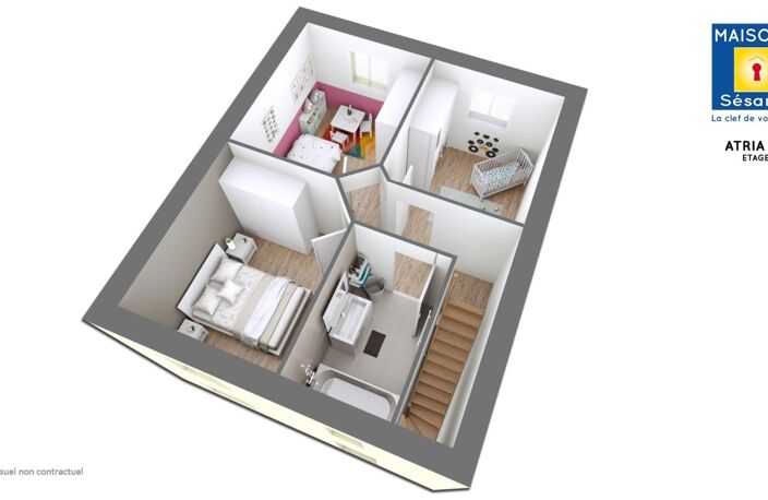 Projet de construction d'une maison 68 m² avec terrain à SALINS (77) — photo 3