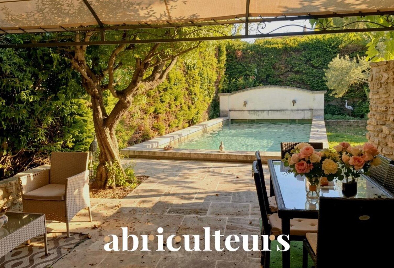 Maison de ville de charme avec piscine et jardin à vendre à Cavaillon — photo 1