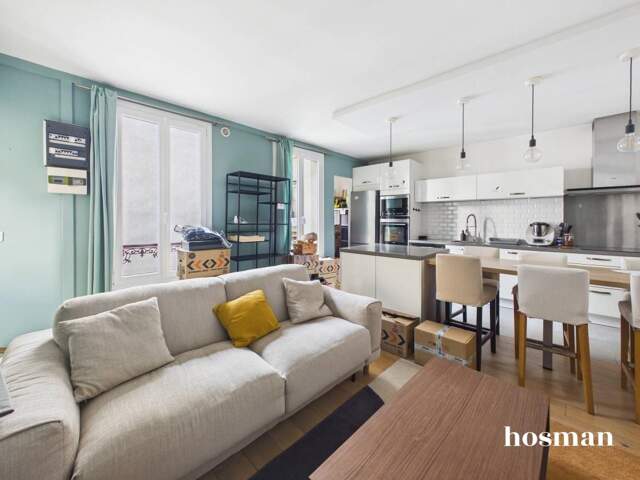 Coup de coeur 2 pièces de 45m² - Dernier étage - Entièrement rénové avec goût - Rue Orfila, 20ème arrondissement — photo du bien