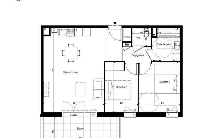 APPARTEMENT TOUSSIEU 2 chambres — photo 3