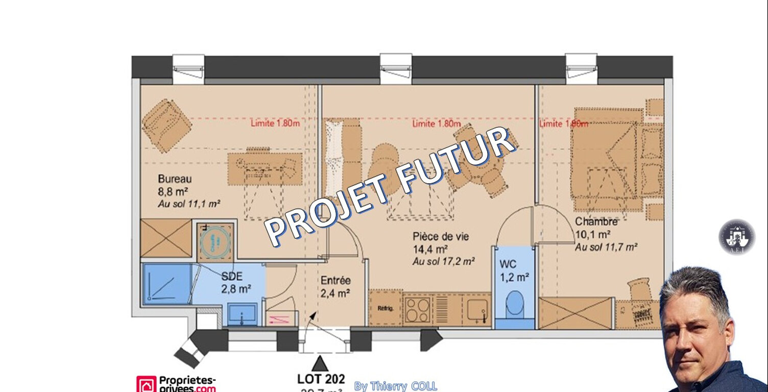 Lyon 3 Élégant T2 bis de 39,7 m²  Un bien aux multiples possibilités — photo 1