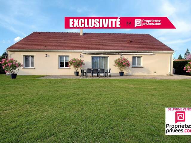 Exclusivité - Maison de plain pied classe énergie C avec 4 chambres , combles aménageables et garage sur un terrain de 1000 m² à Châteauneuf Sur Loire — photo du bien