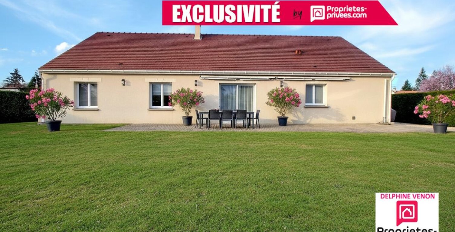 Exclusivité - Maison de plain pied classe énergie C avec 4 chambres , combles aménageables et garage sur un terrain de 1000 m² à Châteauneuf Sur Loire — photo 1
