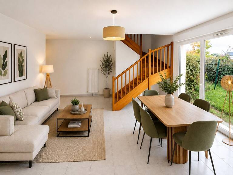 Duplex en rez-de-jardin, 2 chambres, 65 m2, parking en sous-sol — photo 1