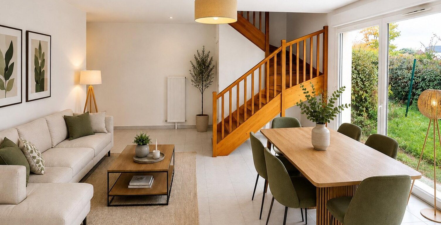 Duplex en rez-de-jardin, 2 chambres, 65 m2, parking en sous-sol — photo 1