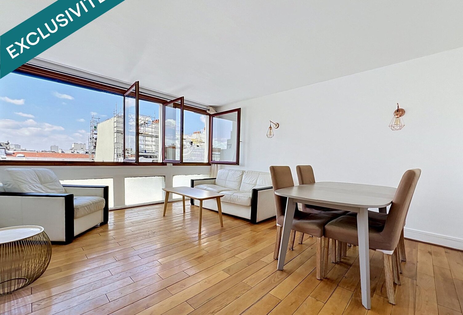 Vue dégagée sur les toits de Paris - 3 chambres — photo 1