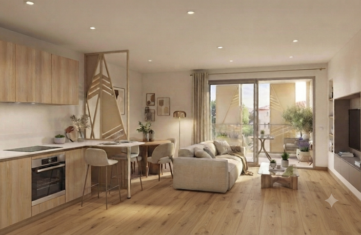 *-T2 LUMINEUX ET BIEN AGENCÉ AVEC TERRASSE ET PARKING PROCHE COMMODITÉS — photo 2
