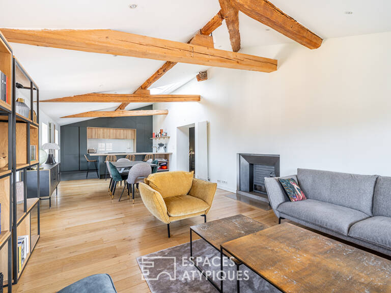 Dernier étage en duplex rénové à Saint Cyr Au Mont d'Or — photo 1