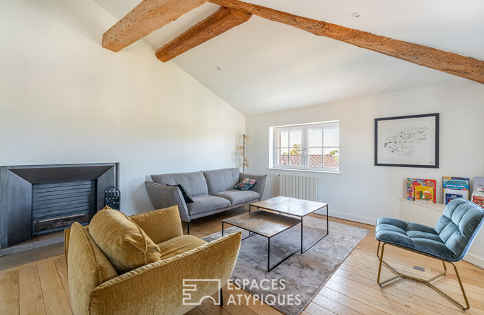 Dernier étage en duplex rénové à Saint Cyr Au Mont d'Or — photo 4