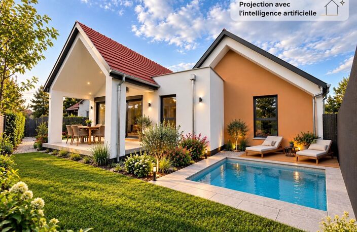 Maison contemporaine de plain-pied  115 m²  Bootzheim — photo 4