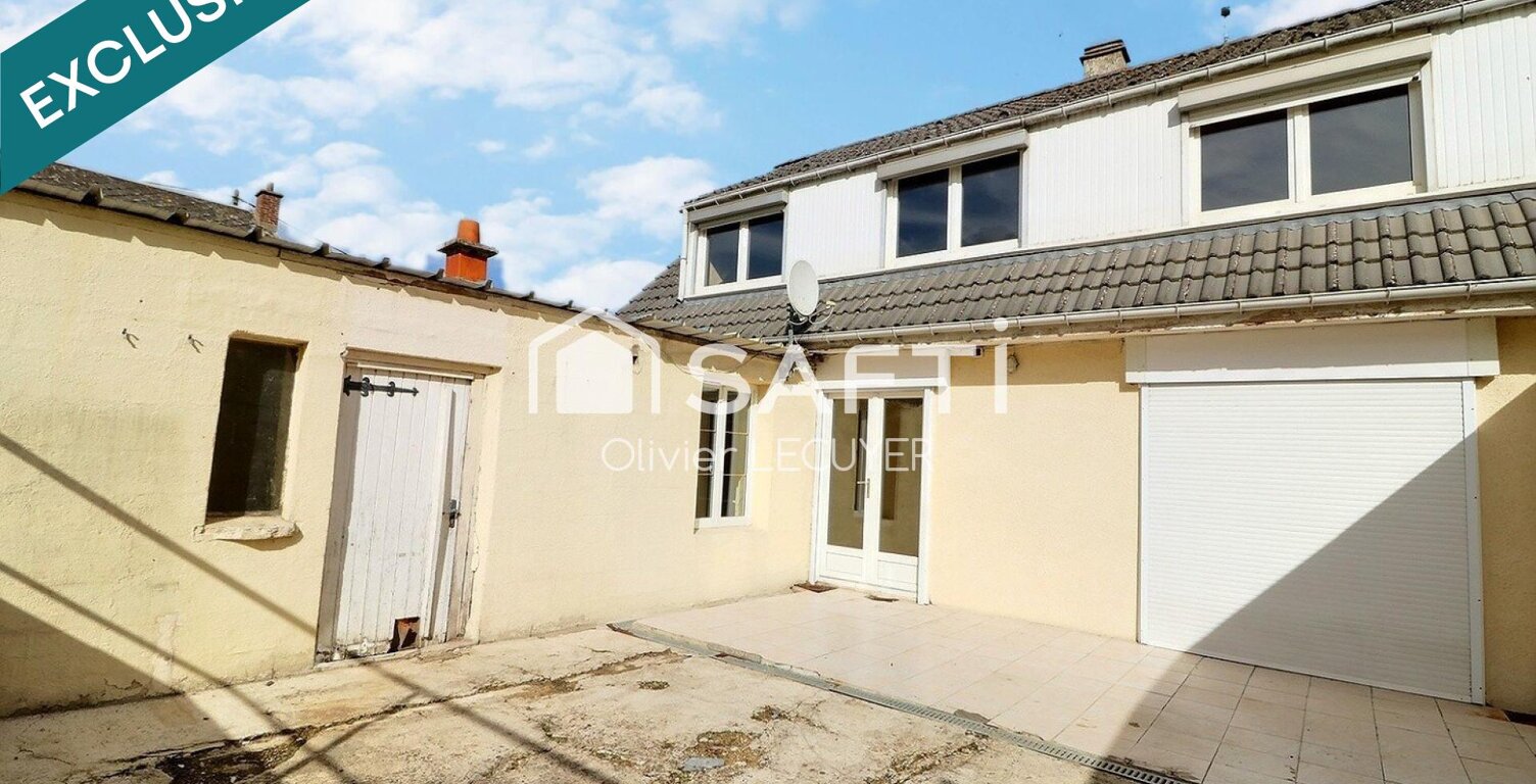 Maison semi-individuelle en village de campagne, 5 chambres possibles, garage, parcelle de 997 m2, au calme ! — photo 1