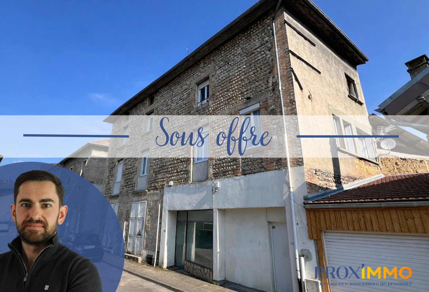 Local au RDC avec vitrine sur rue  61 m² + cave 25 m²  i — photo 1