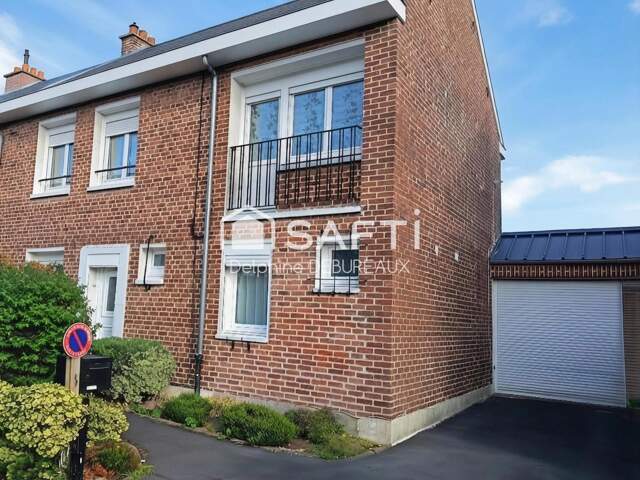 Maison semi-individuelle 120 m²  4 chambres  Garage 24 m²  Jardin clos 378 m² — photo du bien