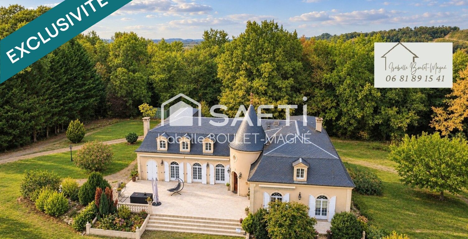 Belle demeure avec vue panoramique sur la chaine des Pyrénées au calme avec un parc arboré et entièrement clôturé avec portail électrique. — photo 1
