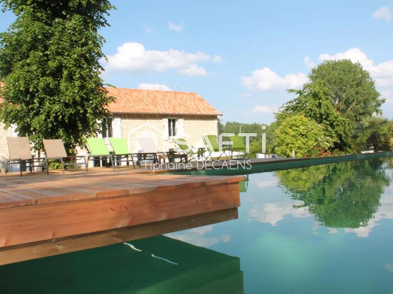 longère exploité en chambre d'hôte et gite, piscine naturelle, bassin à poissons, charme de l'ancien, site historique — photo 1