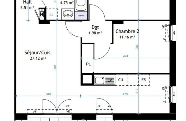 Appartement T3 - La Verpillière — photo 2