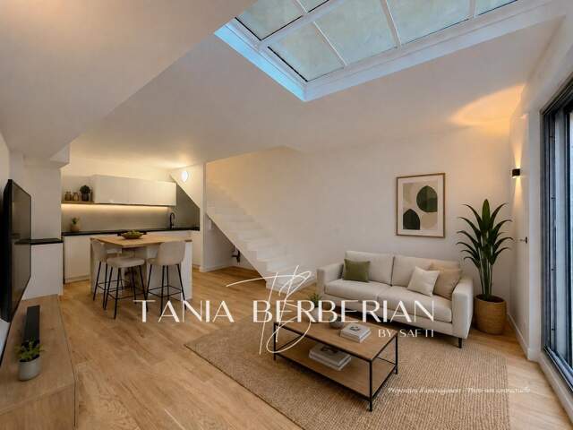 2 pièces de 58m2 en duplex avec jardin de 91m2 - Secteur Gambetta — photo du bien