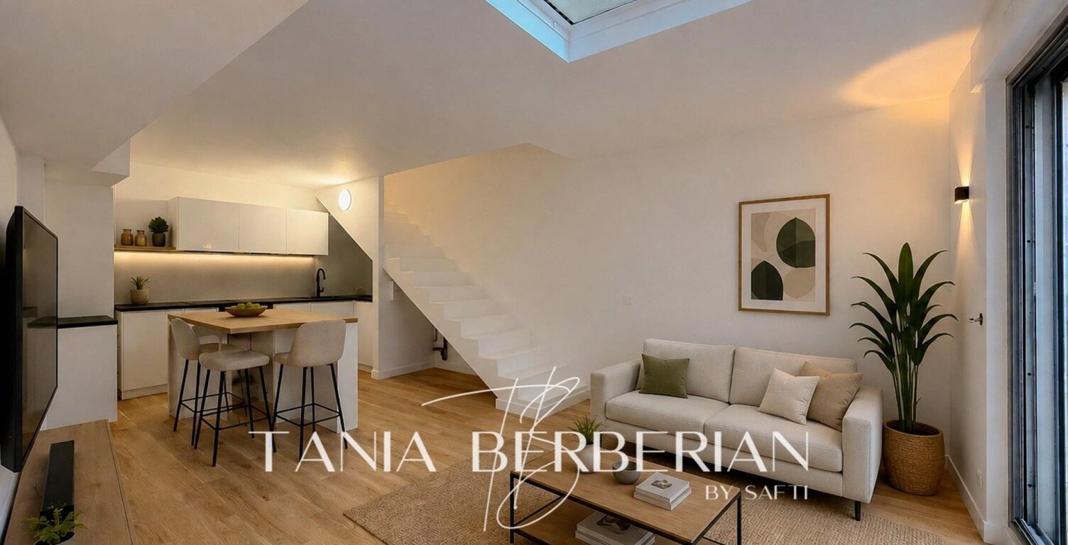 2 pièces de 58m2 en duplex avec jardin de 91m2 - Secteur Gambetta — photo 1