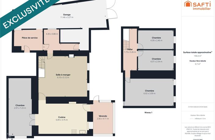Archingeay maison de 135 M2 , 4 chambres, garage — photo 4