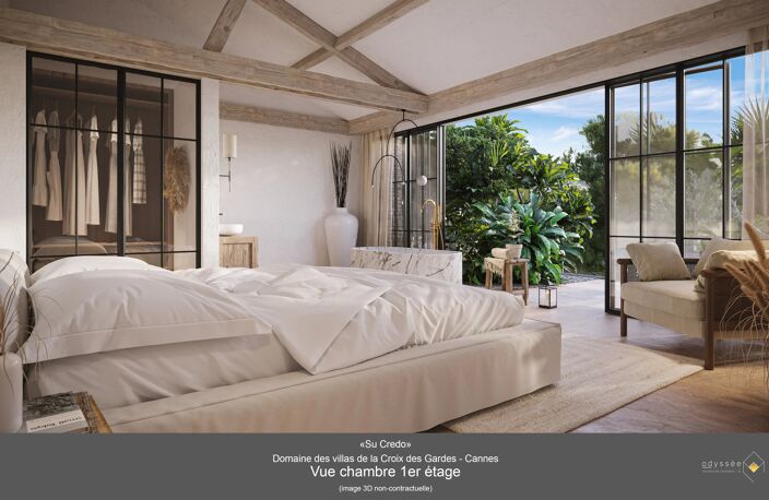 CANNES – CROIX DES GARDES – TERRAIN CONSTRUCTIBLE AVEC PROJET DE VILLA — photo 3