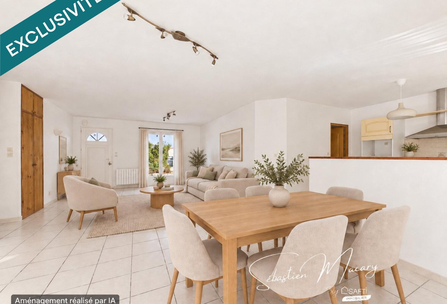 Maison de plain-pied - 4 chambres - Terrain 1 220 m² — photo 1