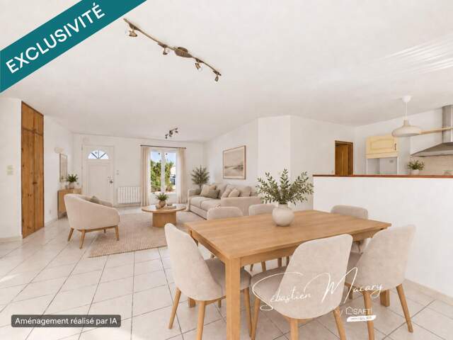 Maison de plain-pied - 4 chambres - Terrain 1 220 m² — photo du bien