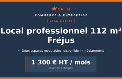 À louer : local professionnel 112 m², Fréjus — photo du bien