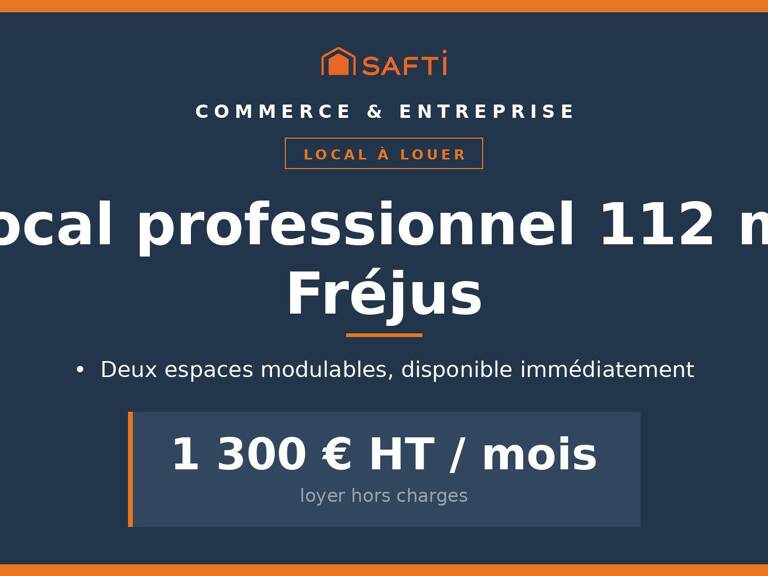 À louer : local professionnel 112 m², Fréjus — photo 1