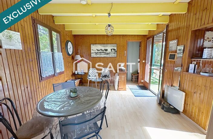Terrain de loisir avec chalet habitable — photo 2