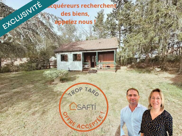 Terrain de loisir avec chalet habitable — photo 1
