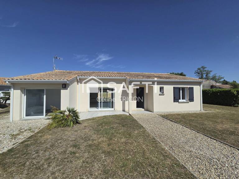 Maison plain-pied  115 m²  terrain +1 000 m² Cussac — photo 1
