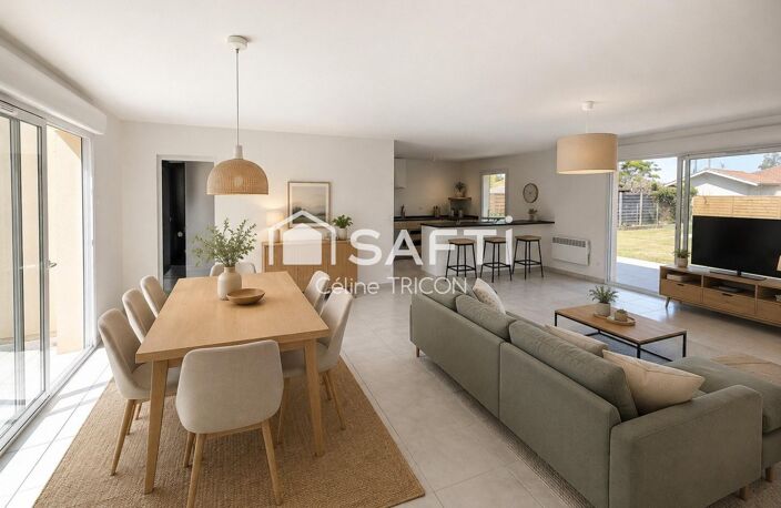 Maison plain-pied  115 m²  terrain +1 000 m² Cussac — photo 2