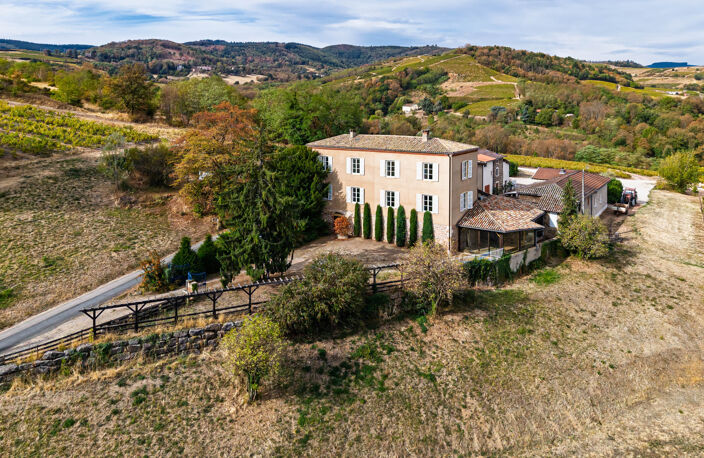BELLE DEMEURE DE 223M2 - Vue d'exception sur 18 000m2 - Coeur du Beaujolais — photo 3