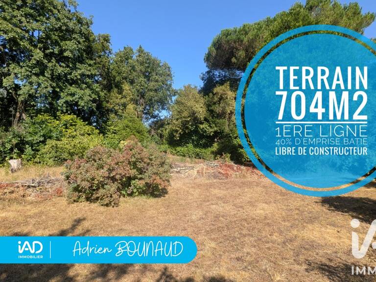 Vente Terrain à bâtir 704 m&sup2; — photo 1