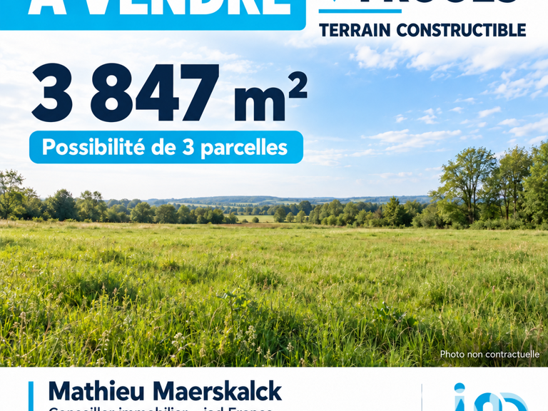 Vente Terrain à bâtir 3 847 m&sup2; — photo 1