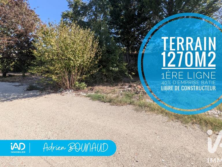 Vente Terrain 1 270 m&sup2; — photo 1