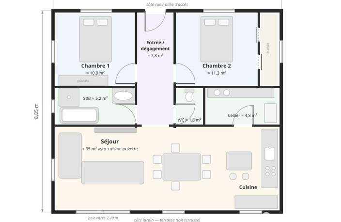 Vente Terrain 553 m&sup2; — photo 5