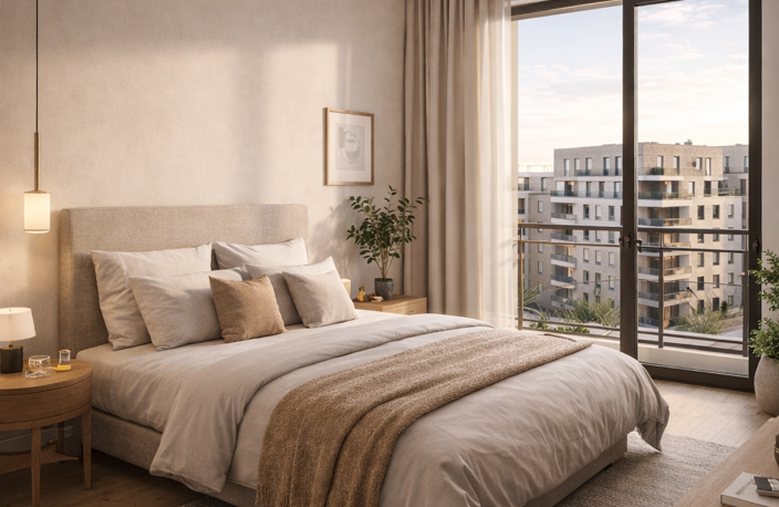 T3 AVEC BALCON ET PARKING – PROCHE MARCHÉ  — photo 2