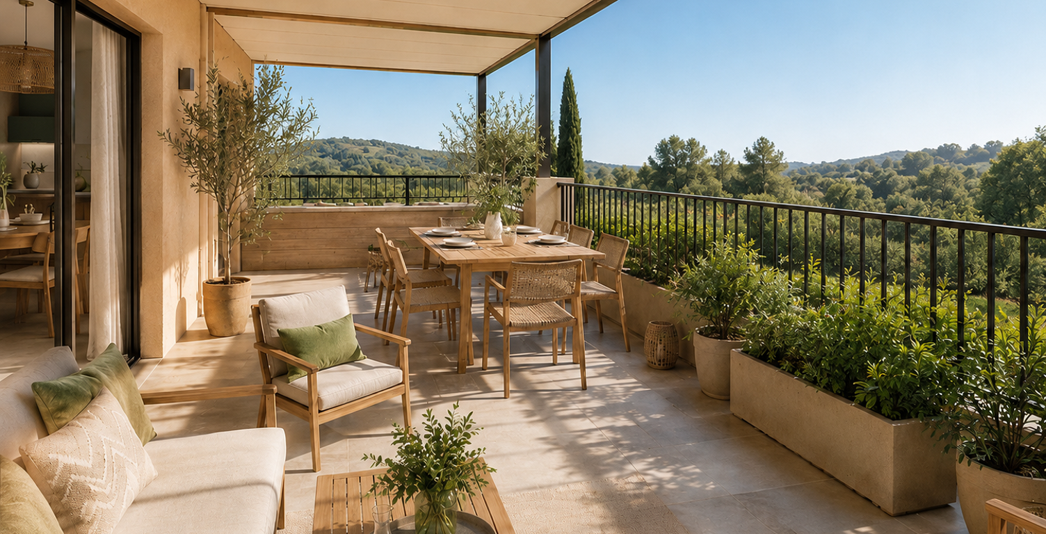 T3 dernier étage - grande terrasse - 345 000€ à Ollioules — photo 1