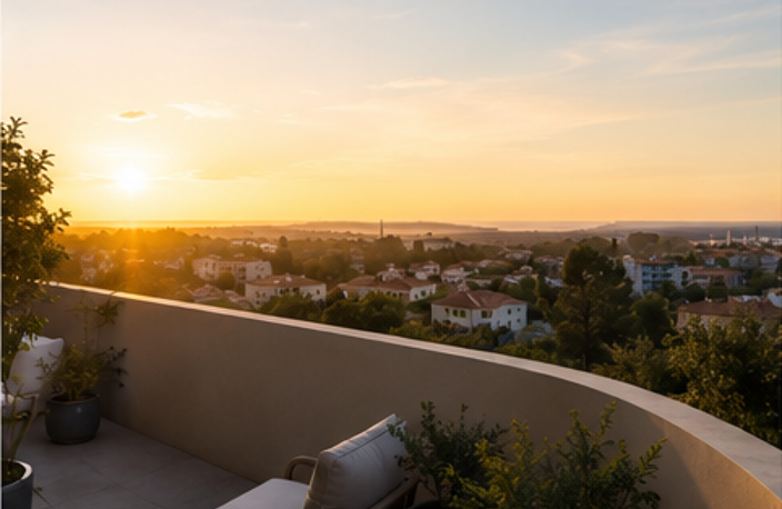 * -Magnifique T3 de 63m² en dernier étage avec terrasse plein sud sur la Seyne-sur-Mer ! — photo 2
