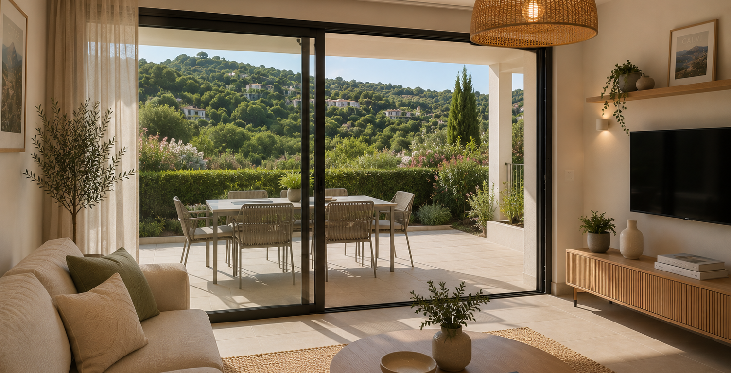 * -MAGNIFIQUE T2 AVEC GRANDE TERRASSE DANS RESIDENCE AVEC PISCINE — photo 1
