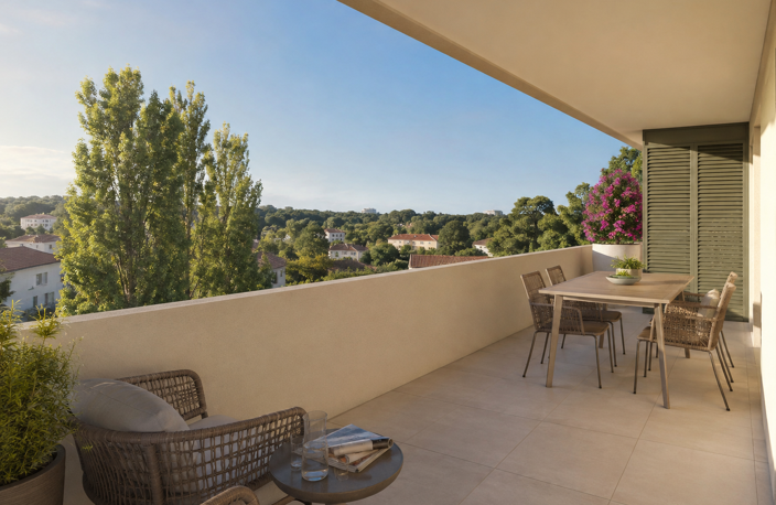 BRIGNOLES CENTRE – T3 de 70M² AVEC BELLE TERRASSE & 2 CHAMBRES — photo 2